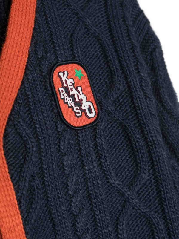 The Best Shops KENZO: Cardigans - Cardigan - Bleu