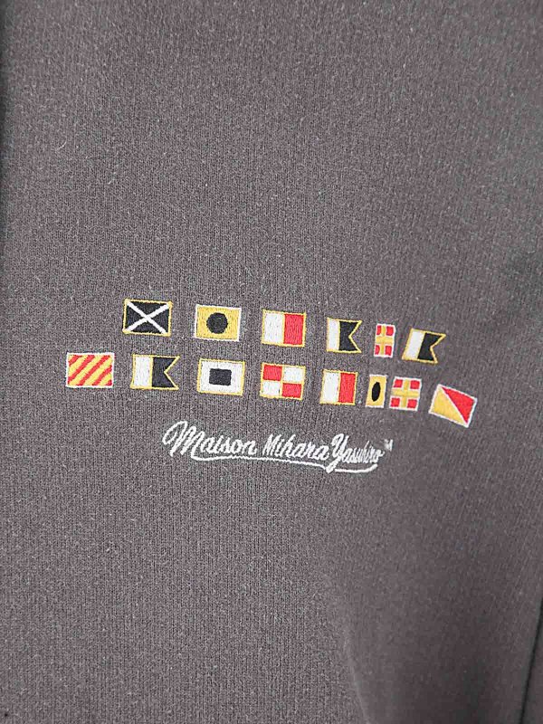 The Best Shops MAISON MIHARA YASUHIRO: スウェット＆セーター - スウェットシャツ/セーター - 黒