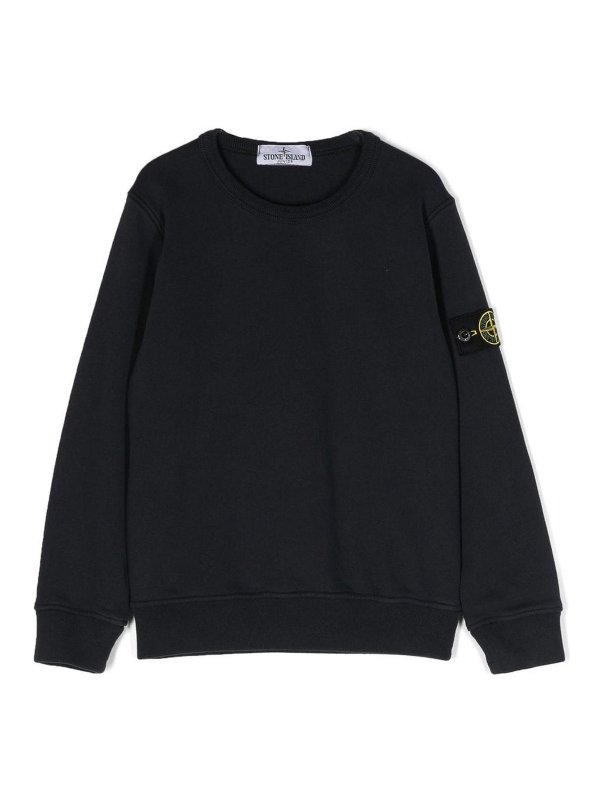 Stone Island Junior: Sweatshirts & Sweaters - Round neck sweatshirt
