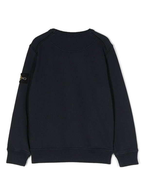 Stone Island Junior: Sweatshirts & Sweaters online - Round neck sweatshirt