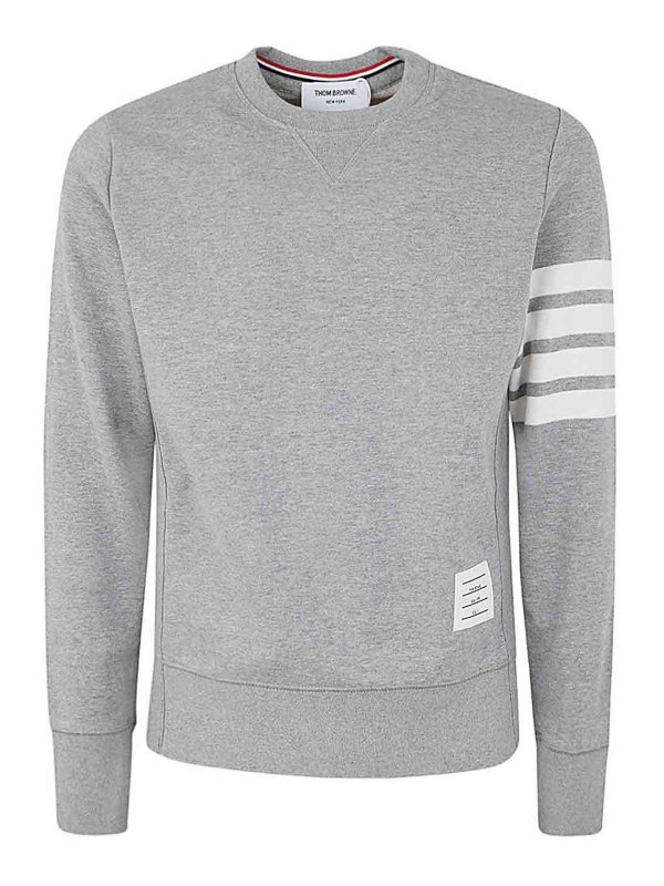 THOM BROWNE: Sweatshirts und Pullover - Sweatshirt - Grau