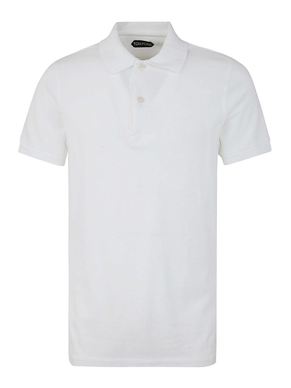 TOM FORD: Poloshirts - Poloshirt - Weiß