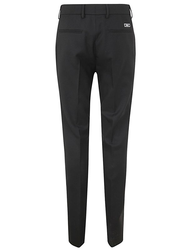 VERSACE: casual trousers online - Formal pant wool fabric
