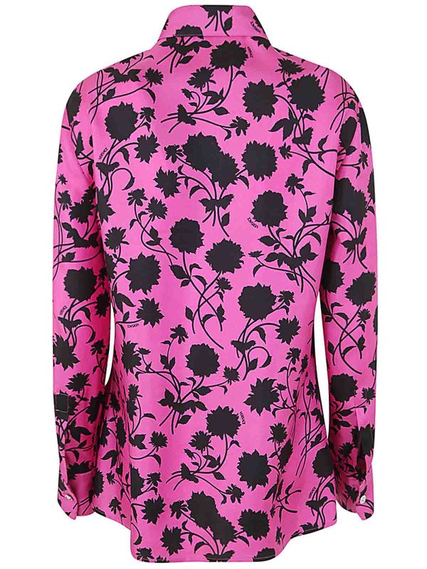 VERSACE: shirts online - Silk Fabric Shirt