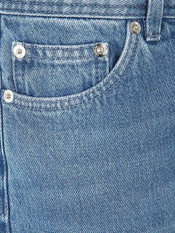 The Best Shops VERSACE: straight leg jeans - Stone Wash Denim Pants