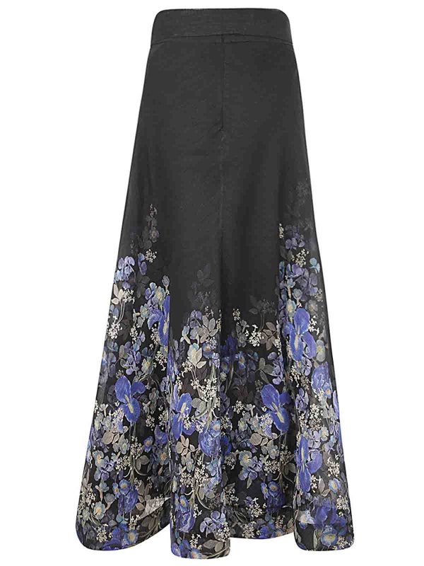 ZIMMERMANN: Knielange und Midi Röcke online - Midirock - Blau