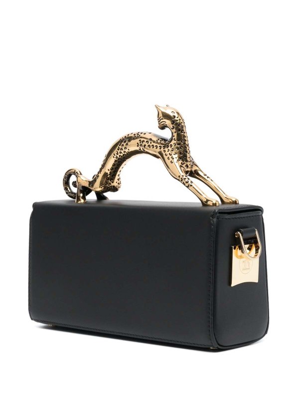 LANVIN: cross body bags online - Pencil cat nano top handle bag