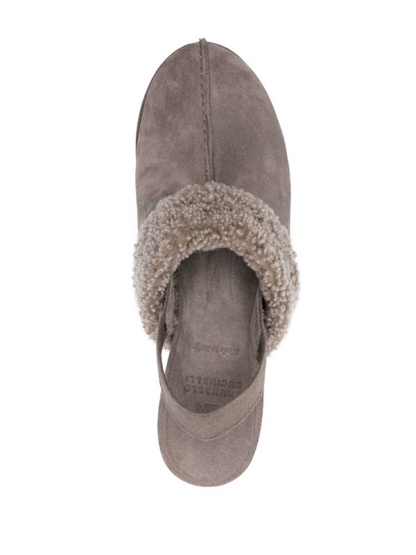 Fur shoes shop online: BRUNELLO CUCINELLI