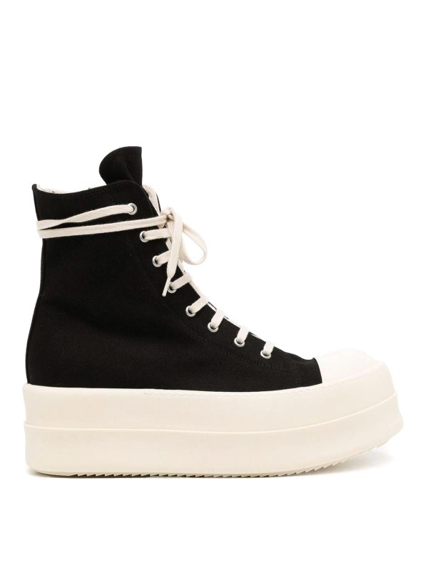 RICK OWENS: Chaussures de sport - Baskets - Noir