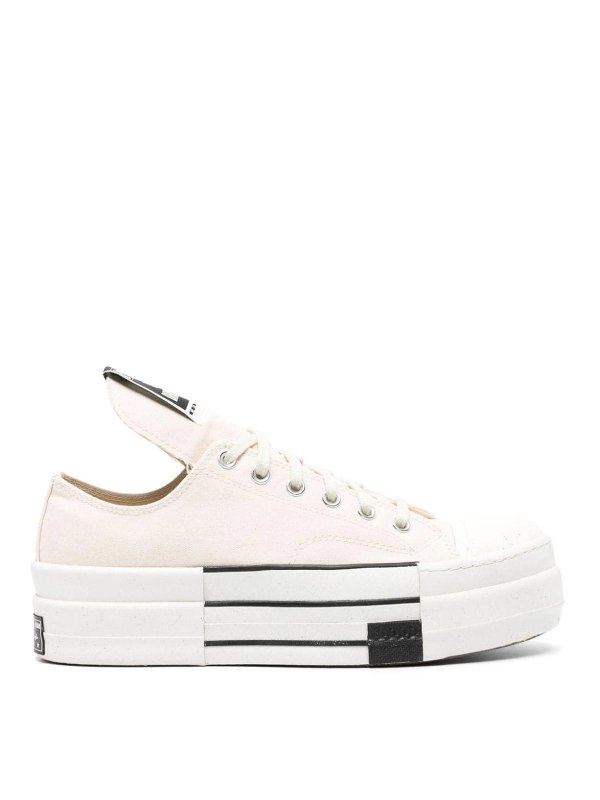 RICK OWENS: trainers - Leather sneakers