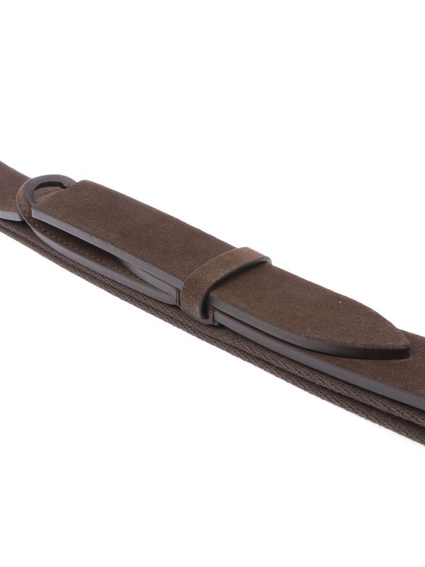 Suede belt shop online: ORCIANI