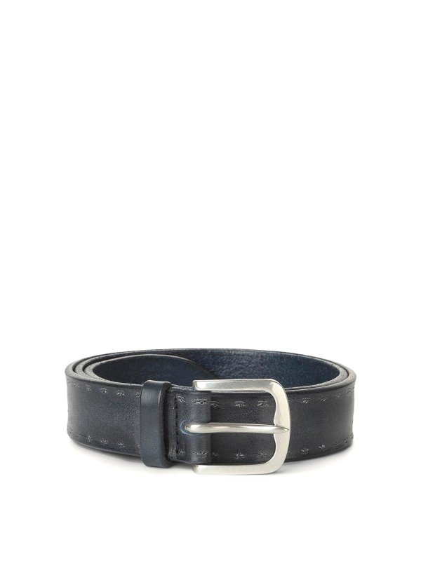 ORCIANI: ベルト - ベルト - ダークブルー