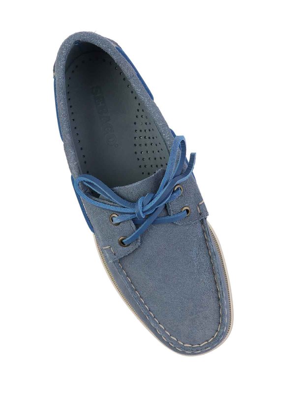 編み上げ靴 - ブルー shop online: SEBAGO