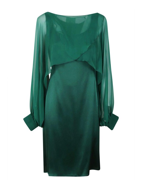 ALBERTA FERRETTI: Maxi robe - Maxi Robe - Vert