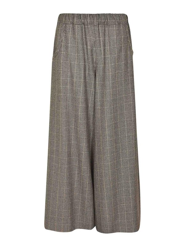 BARBARA TANI: Shorts - Short - Gris