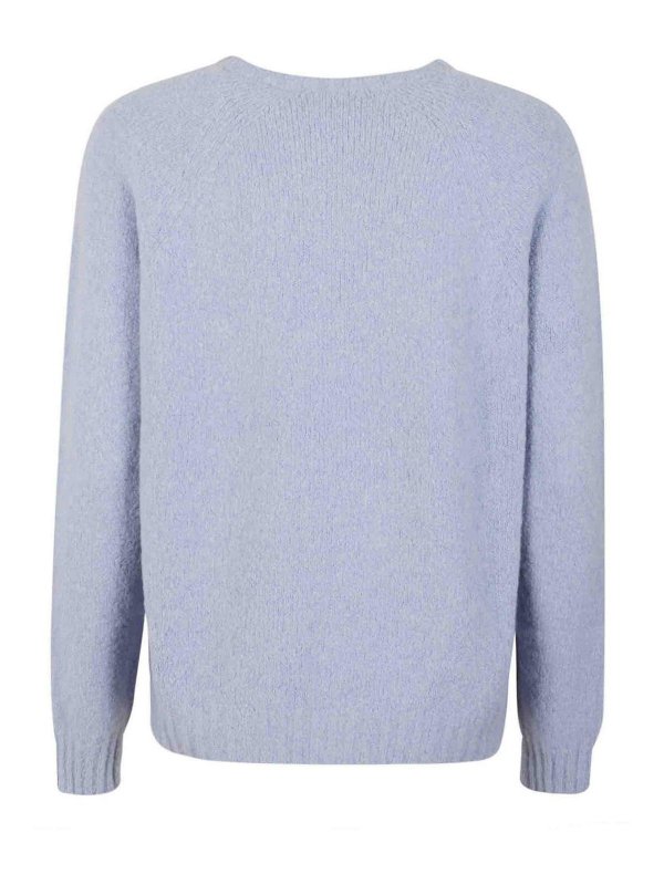 WEEKEND MAX MARA: U-Boot-Ausschnitt online - U-Boot-Pullover - Hellblau