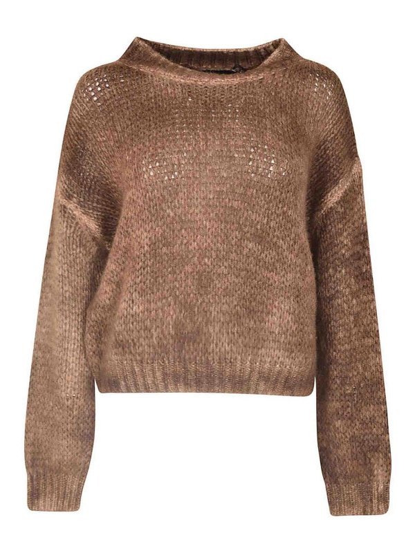 ROBERTO COLLINA: boat necks - Crew neck sweater
