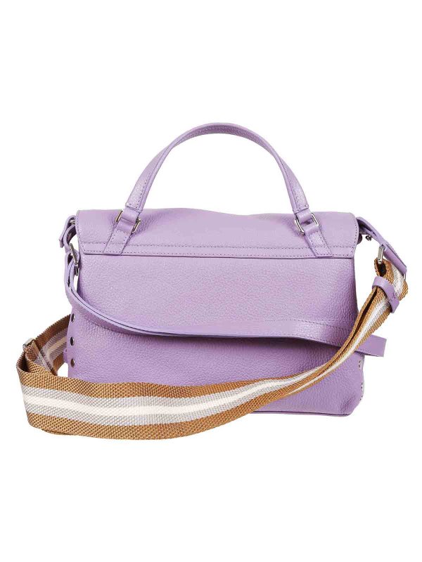 ZANELLATO: cross body bags online - Violet leather bag
