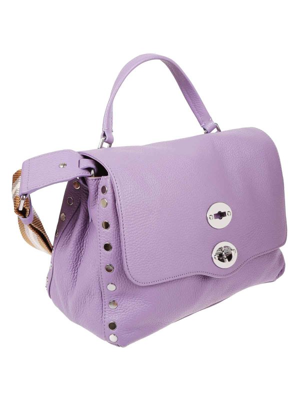 The Best Shops ZANELLATO: cross body bags - Violet leather bag