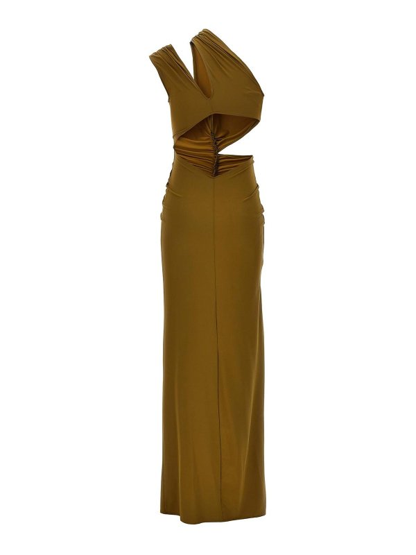 ATLEIN: knee length dresses online - Cut-out dress