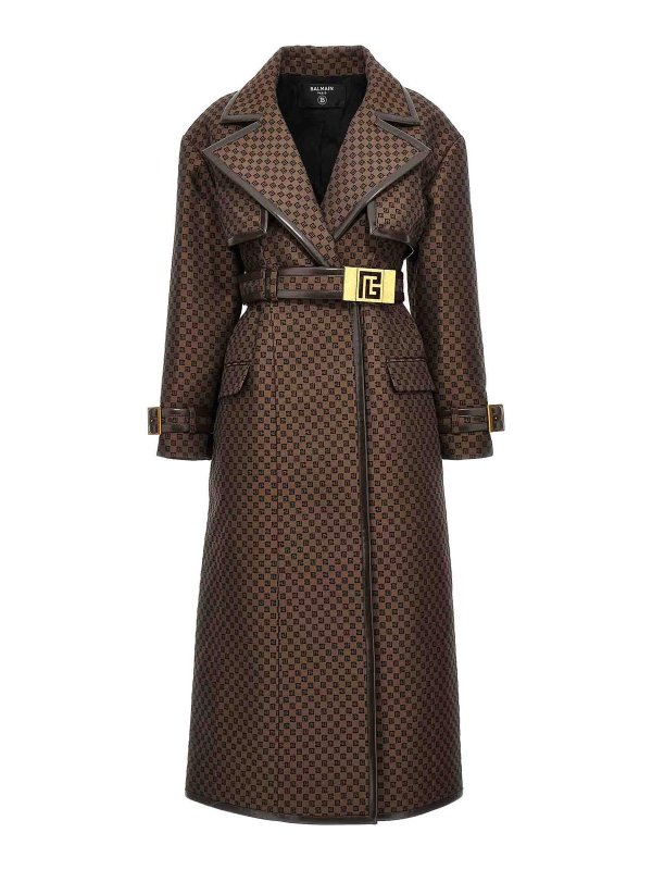 Balmain: Abrigos cortos - Abrigo Corto - Marrón