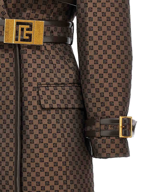 Abrigo Corto - Marrón shop online: Balmain