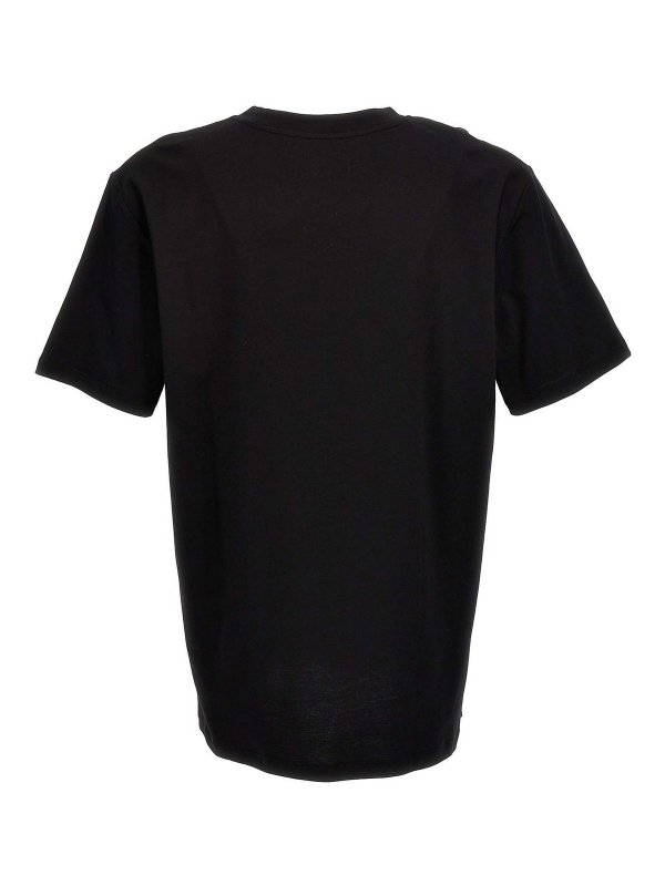 Balmain: t-shirts online - Logo patch t-shirt