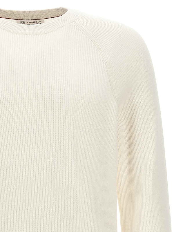 The Best Shops BRUNELLO CUCINELLI: crew necks - Ribbed sweater