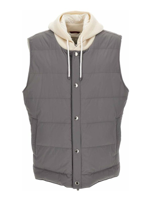 BRUNELLO CUCINELLI: Westen - Weste - Grau