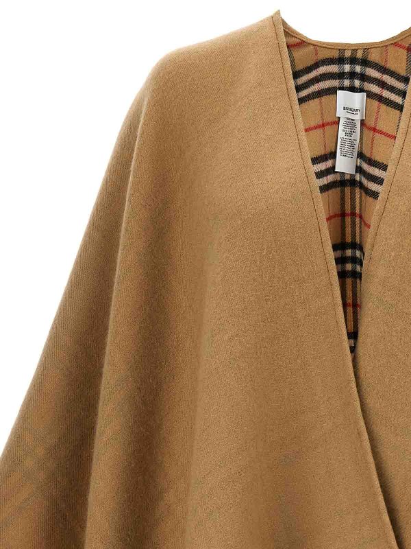 The Best Shops BURBERRY: Capes & Ponchos - Cape - Beige