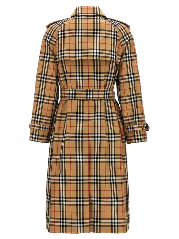 The Best Shops BURBERRY: short coats - harehope trench coat