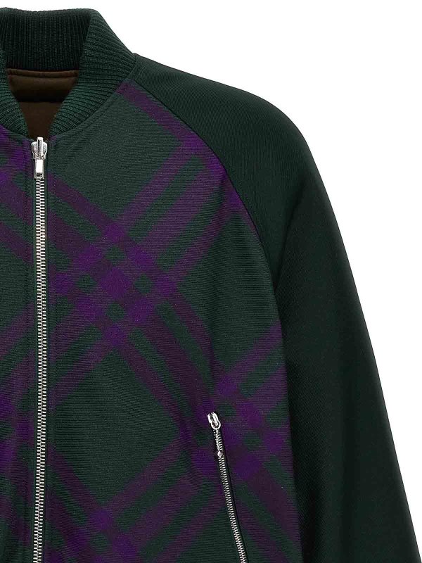 Check reversible bomber jacket shop online: BURBERRY