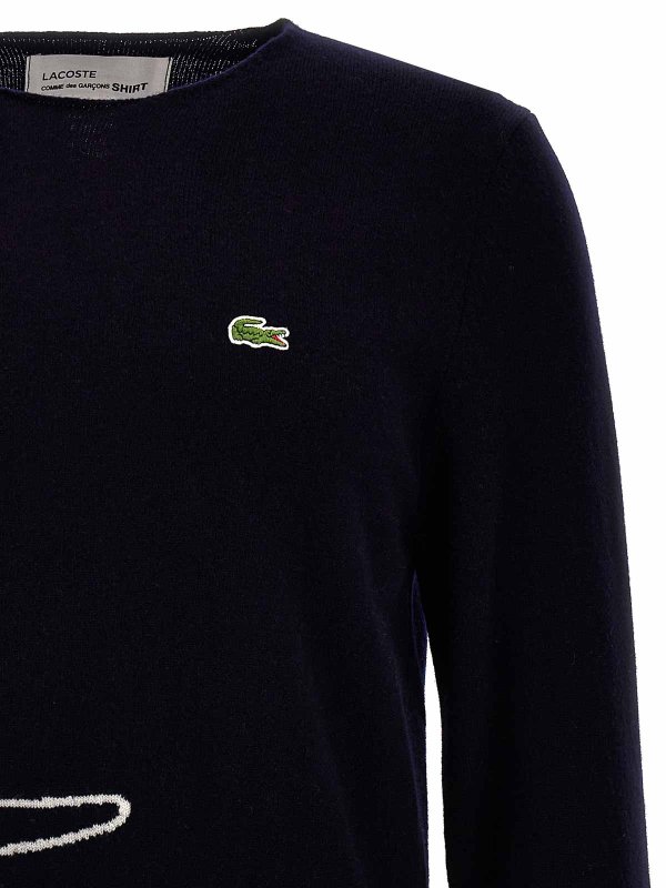 The Best Shops COMME DES GARCONS: shirts - Comme des garcons shirt x lacoste sweater