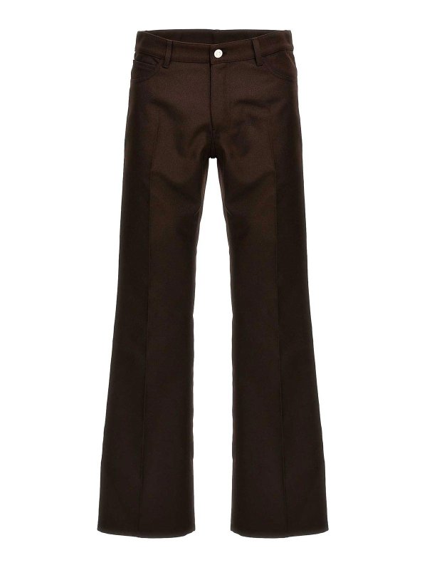 Courreges: casual trousers - 70s bootcut pants
