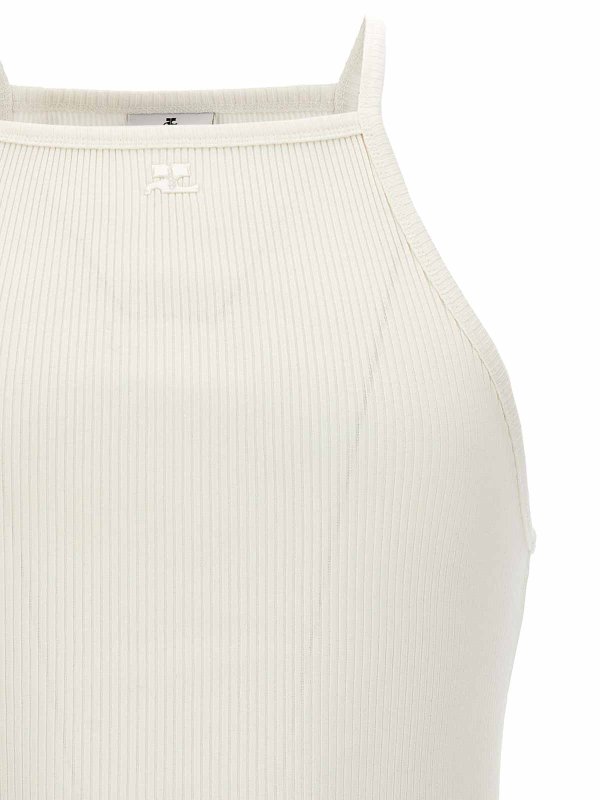 The Best Shops Courreges: Tops y camisetas sin mangas - Top - Blanco