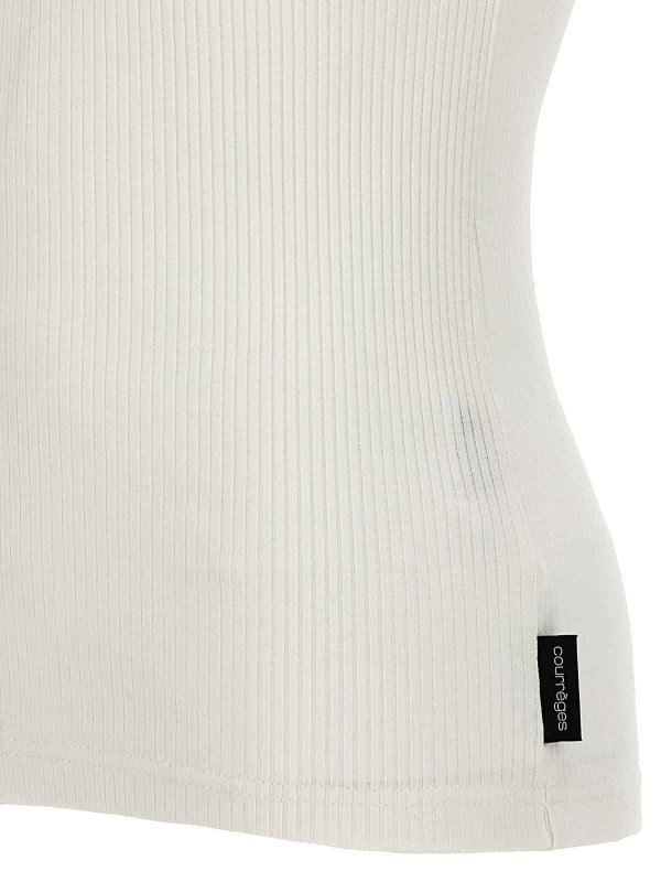 Top - Blanco shop online: Courreges