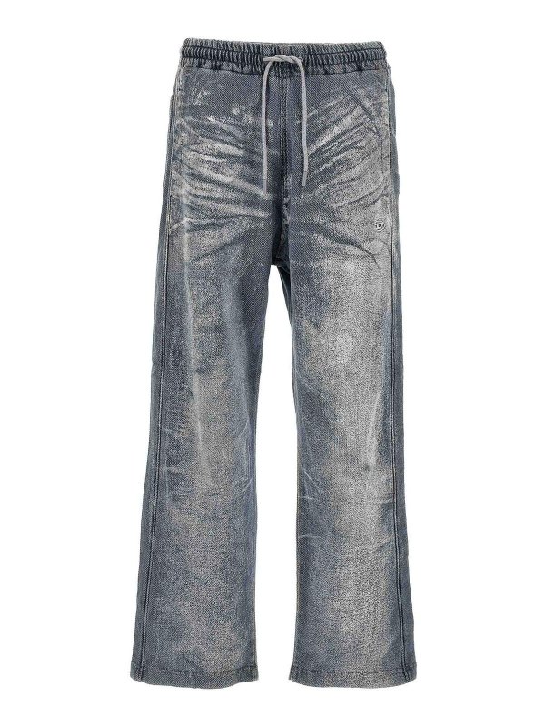 DIESEL: tracksuit bottoms - d-martia-fsd joggers