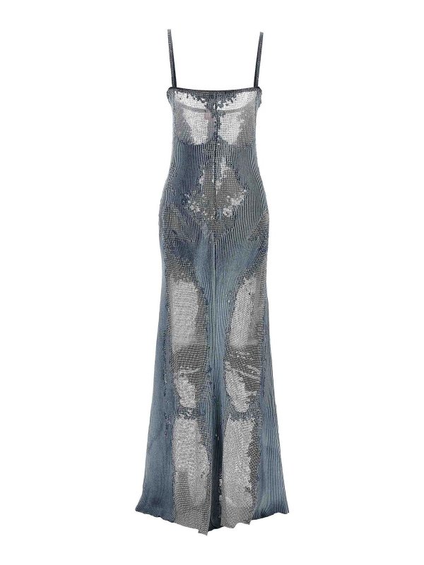 DIESEL: マキシドレス - マキシドレス - ライトブルー