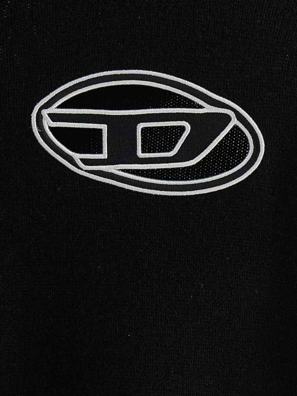 膝丈ドレス - 黒 shop online: DIESEL