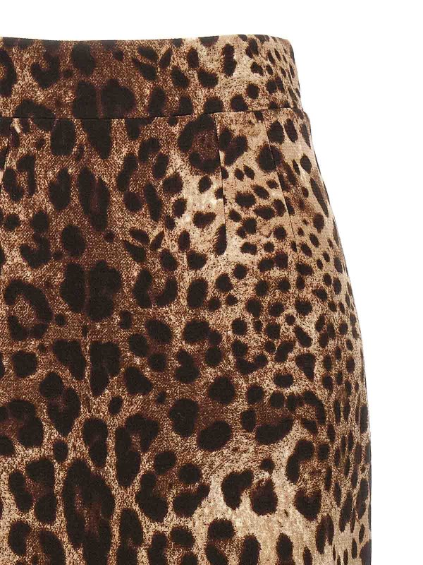 The Best Shops DOLCE & GABBANA: ニーレングススカート＆ミディ丈 - 膝丈/ミディスカート - マルチカラー