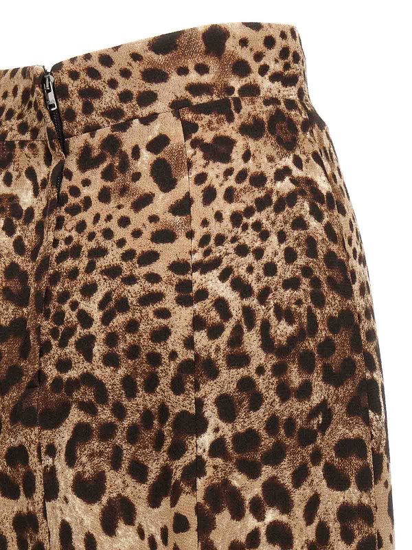 膝丈/ミディスカート - マルチカラー shop online: DOLCE & GABBANA