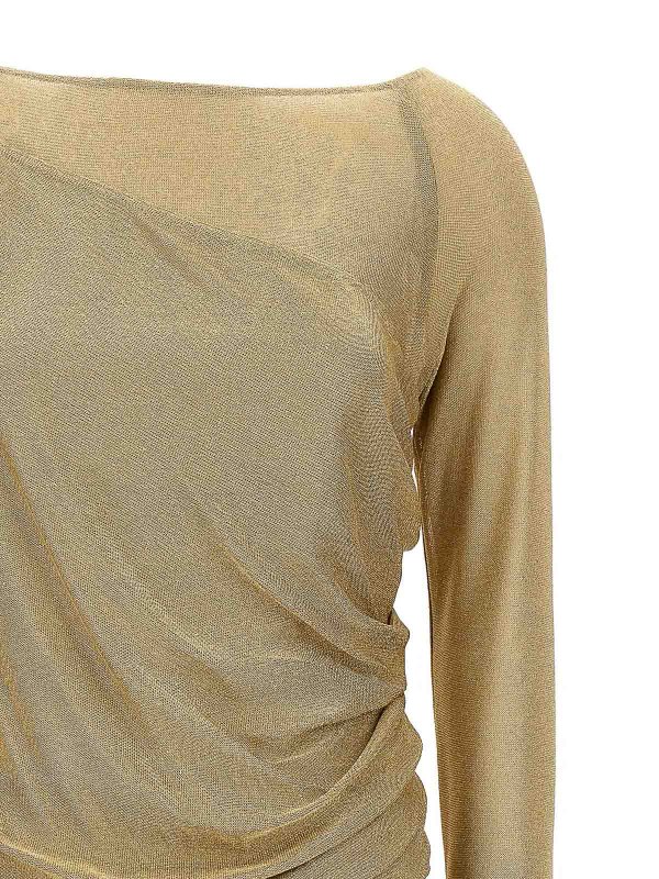 The Best Shops DOLCE & GABBANA: knee length dresses - Lurex knit dress