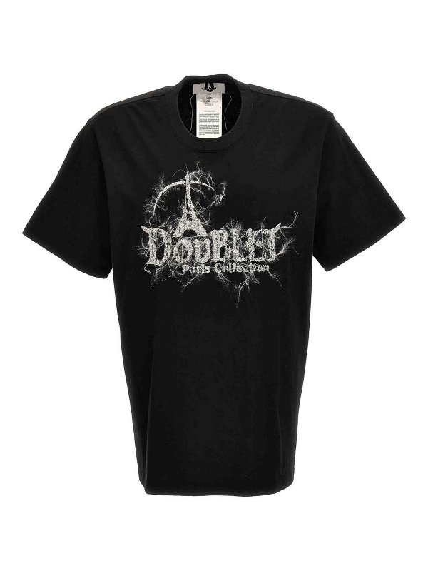DOUBLET: Camisetas - Camiseta - Negro