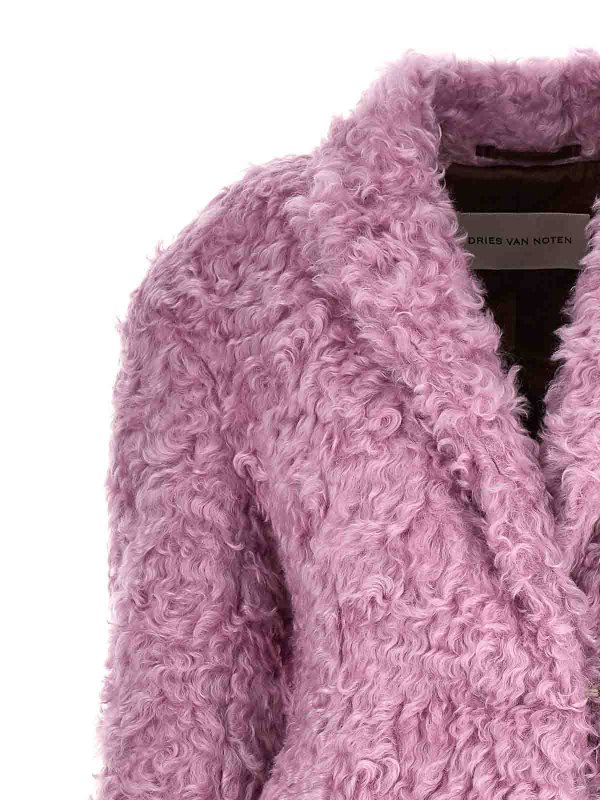 The Best Shops DRIES VAN NOTEN: ショートコート - ショートコート - ヌードカラー