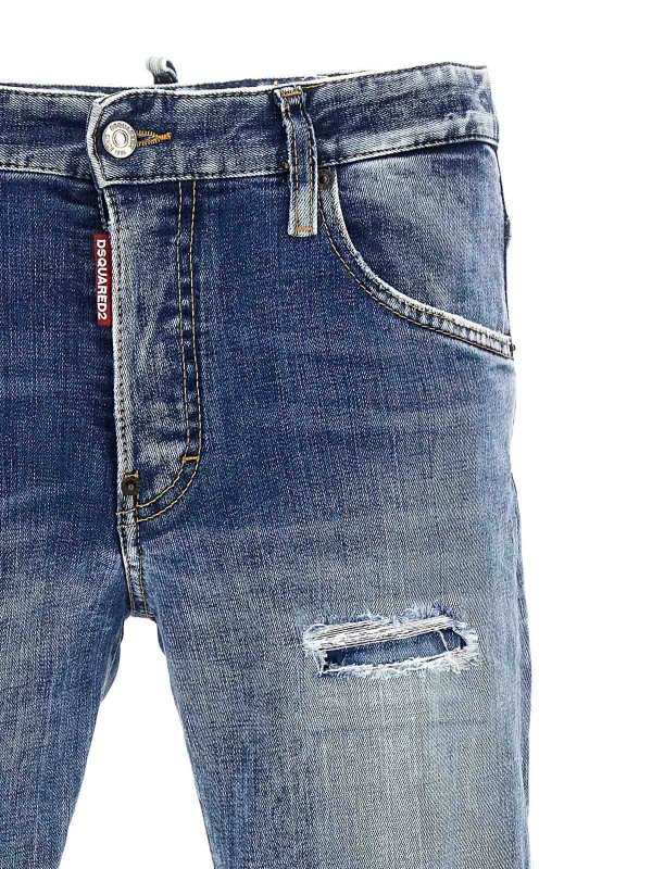 The Best Shops DSQUARED2: Skinny Jeans - Skinny Jeans - Hellblau