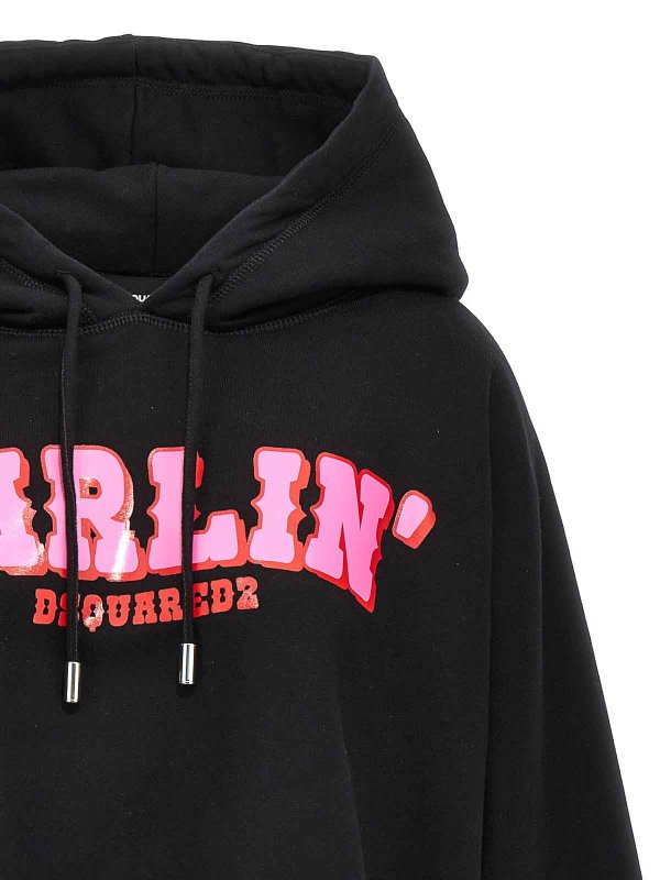 The Best Shops DSQUARED2: Sweatshirts und Pullover - Sweatshirt - Schwarz
