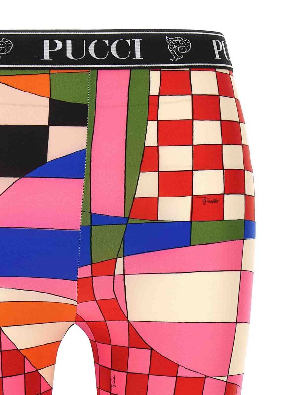 The Best Shops EMILIO PUCCI: leggings - Patterned print leggings