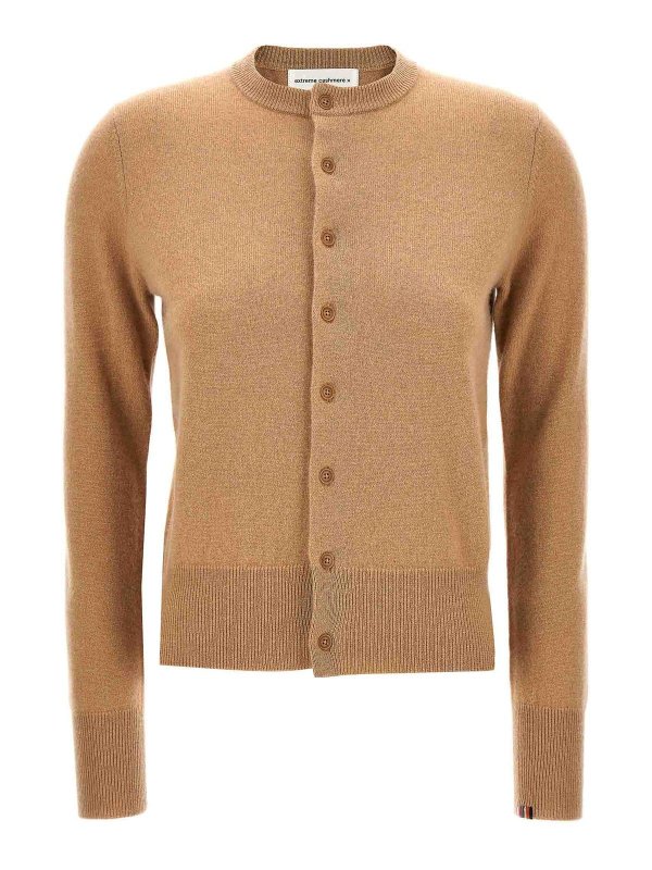 EXTREME CASHMERE: Cardigans - Cardigan - Beige