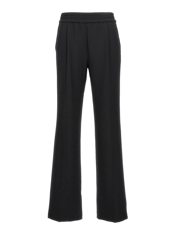 HELMUT LANG: casual trousers - Logo band pants