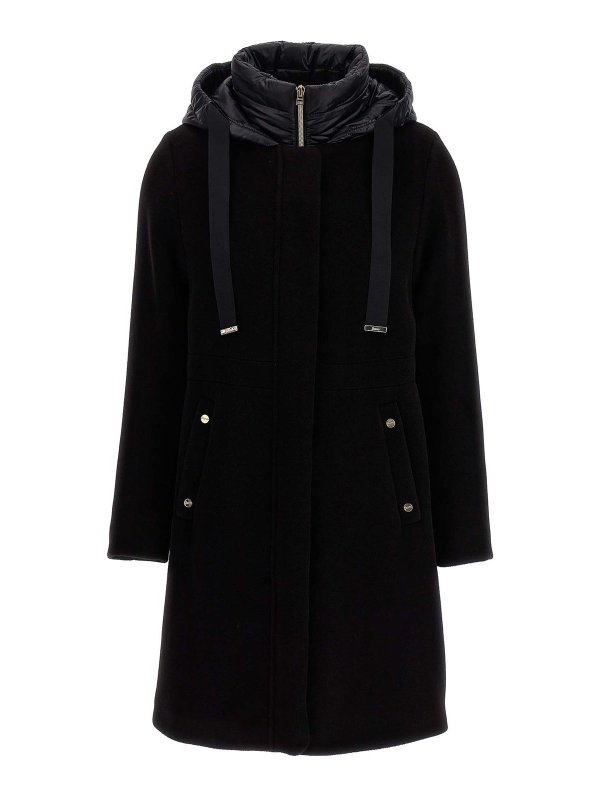 HERNO: short coats - Velour coat